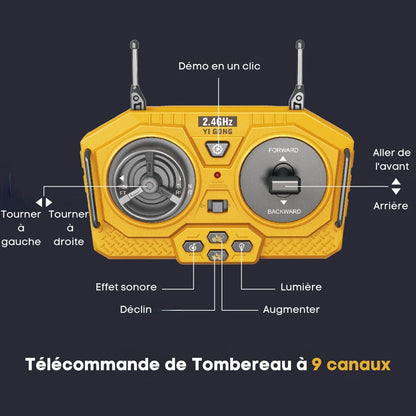 RealBuild - Jouet de Véhicule de Chantier Radiocommandé